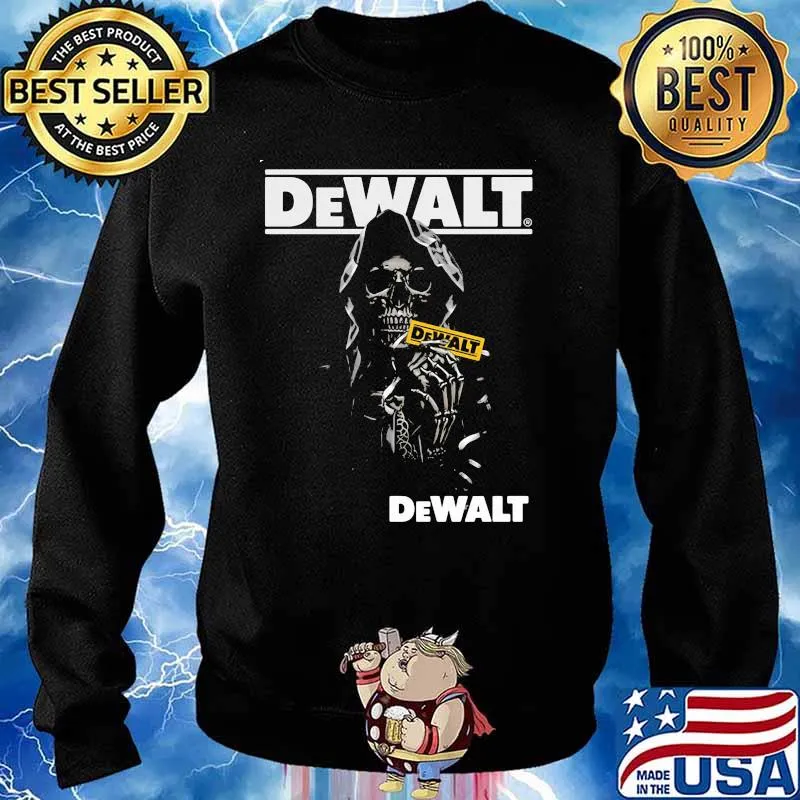 Skull With Logo Dewalt Shirt Sweater