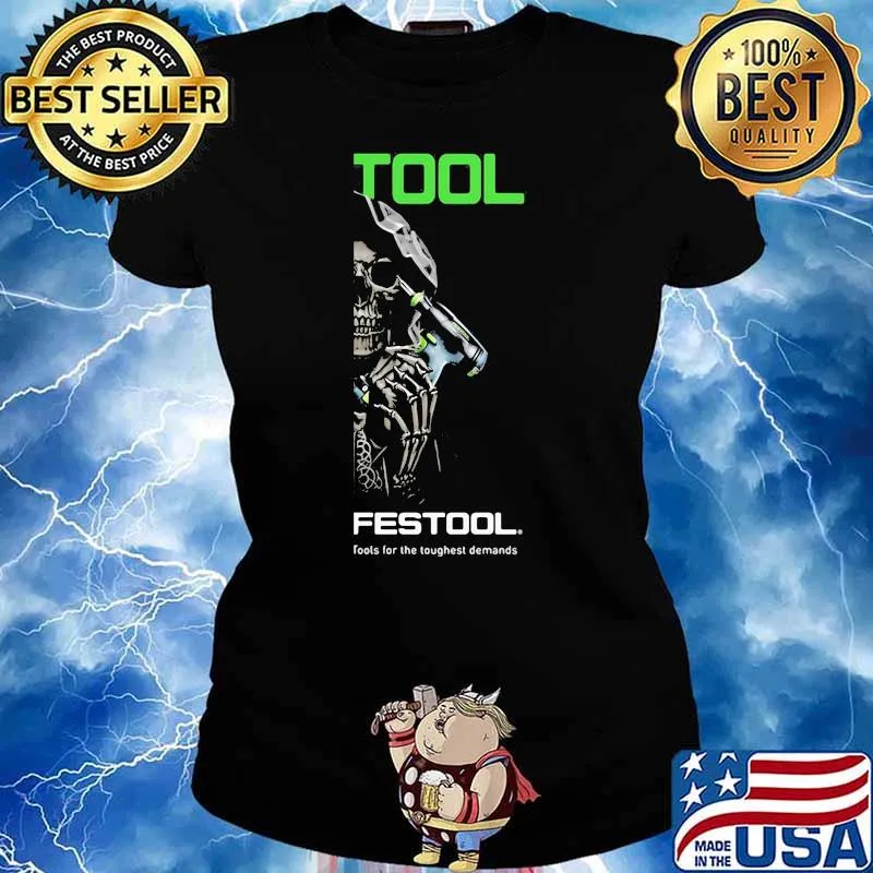 Skull With Logo Festool Tools For The Toughest Demands Shirt Ladies tee