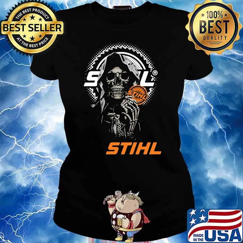 Skull With Logo Stihl Shirt Ladies tee