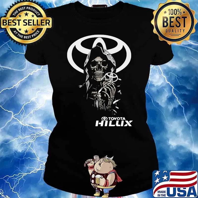 Skull With Logo Toyota Hilux Shirt Ladies tee