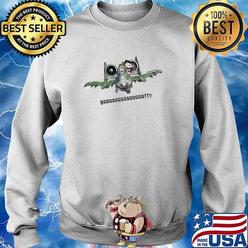 Snoopy Vs Woodstock Driving Plane Brrr Shirt Sweater