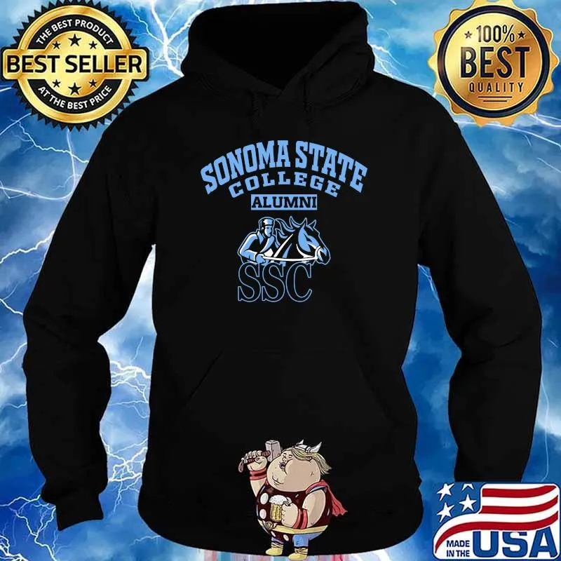 Sonoma State College Alumni Ssc Horse Logo Shirt Hoodie