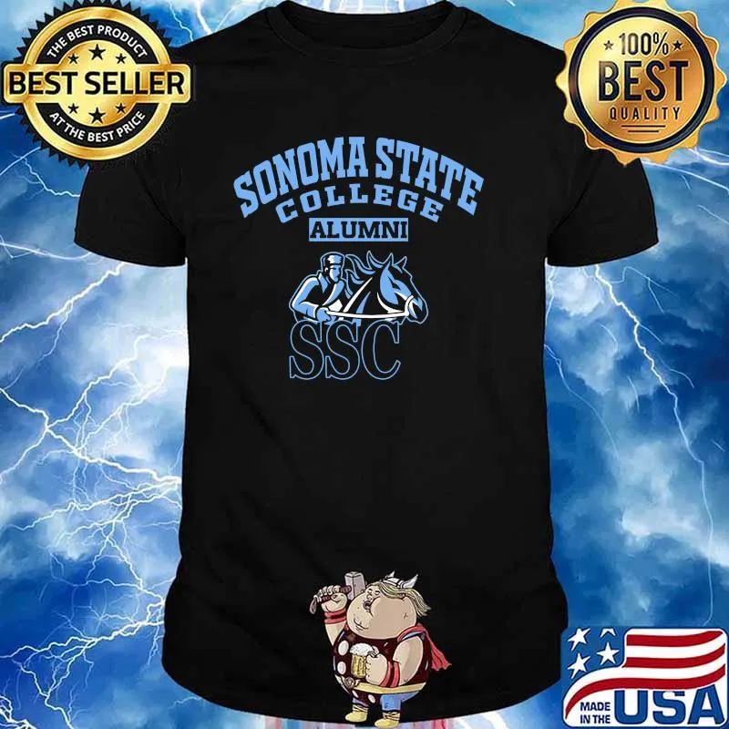 Sonoma State College Alumni Ssc Horse Logo Shirt