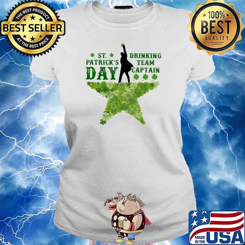 St. Patrick's Day Drinking Team Captain Shirt Ladies tee