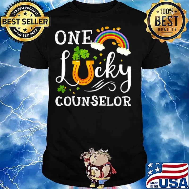 St Patrick’s Day One Lucky Kinder Garten Counselor Shamrock shirt