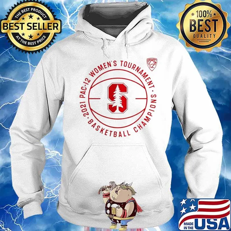Stanford Cardinal Fanatics Branded 2021 Pac 12 Women’s Basketball Conference Tournament Champions Hoodie