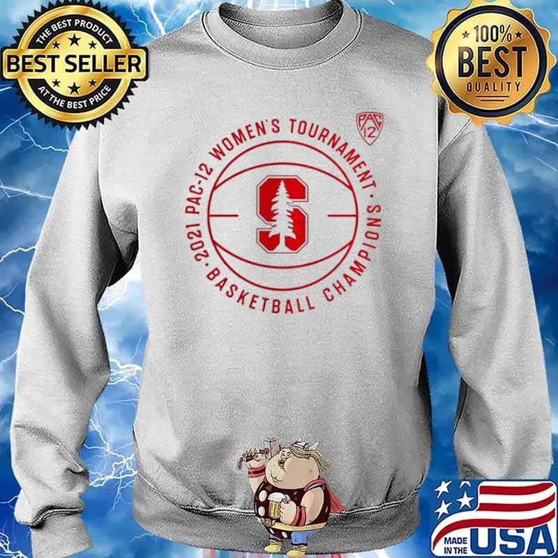Stanford Cardinal Fanatics Branded 2021 Pac 12 Women’s Basketball Conference Tournament Champions Sweater