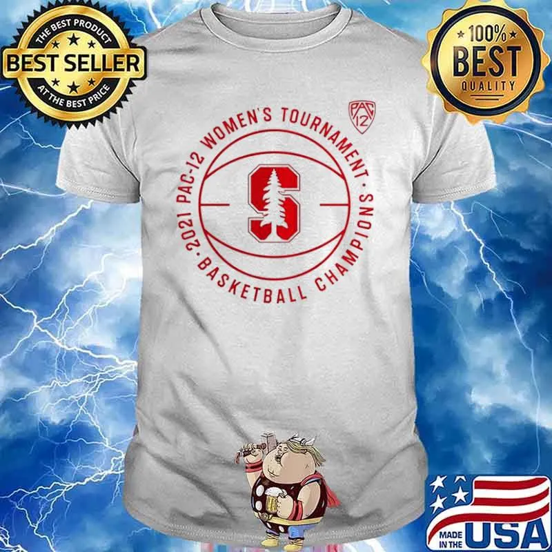 Stanford Cardinal Fanatics Branded 2021 Pac 12 Women’s Basketball Conference Tournament Champions shirt