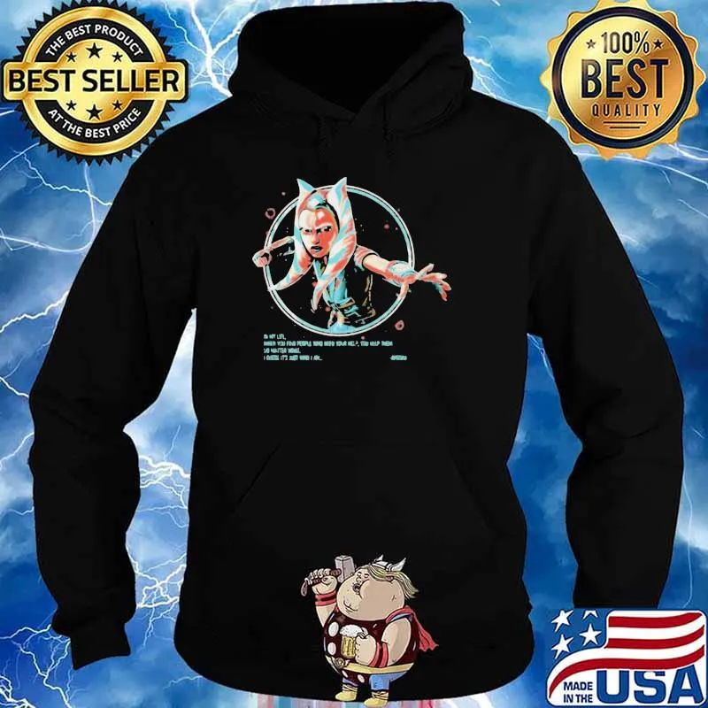 STAR WARS JUST WHO I AM AHSOKA PORTRAIT SHIRT