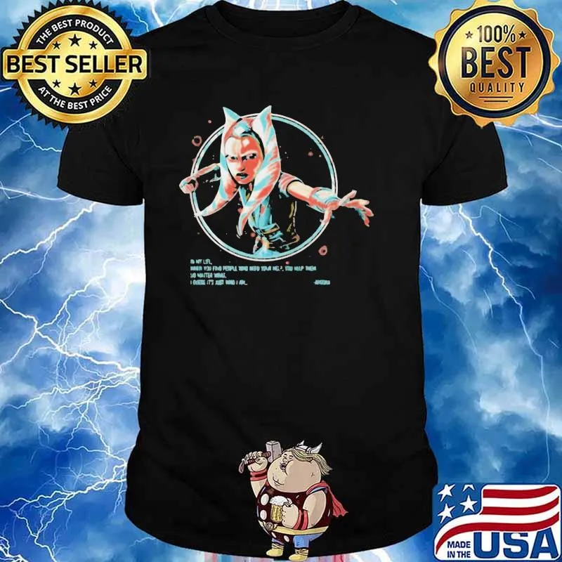 STAR WARS JUST WHO I AM AHSOKA PORTRAIT SHIRT Unisex