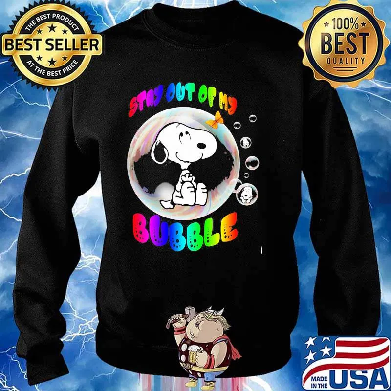 Stay Out Of My Bubble Snoopy Lgbt Shirt Sweater