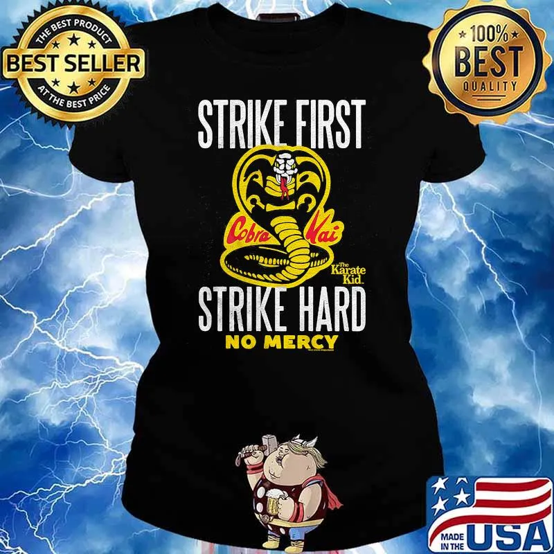 Strike First Strike Hard No Mercy Shirt Ladies tee