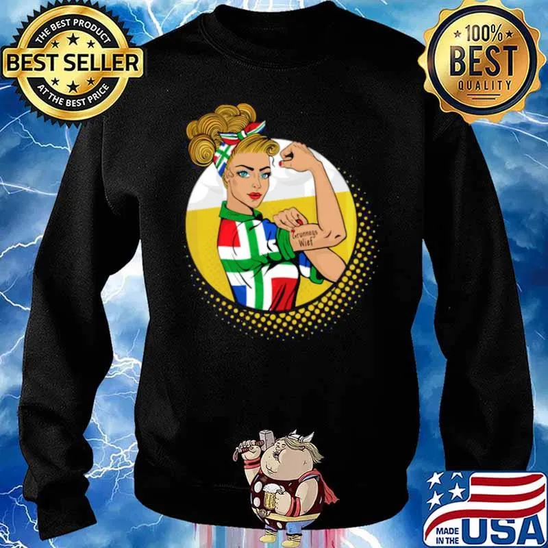 Strong Woman Grunnegs Wief Shirt Sweater