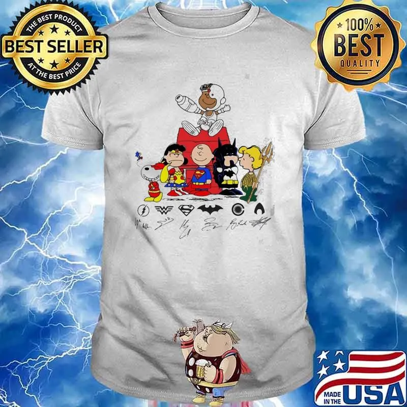 Superhero Snoopy Chairlie Signature Shirt