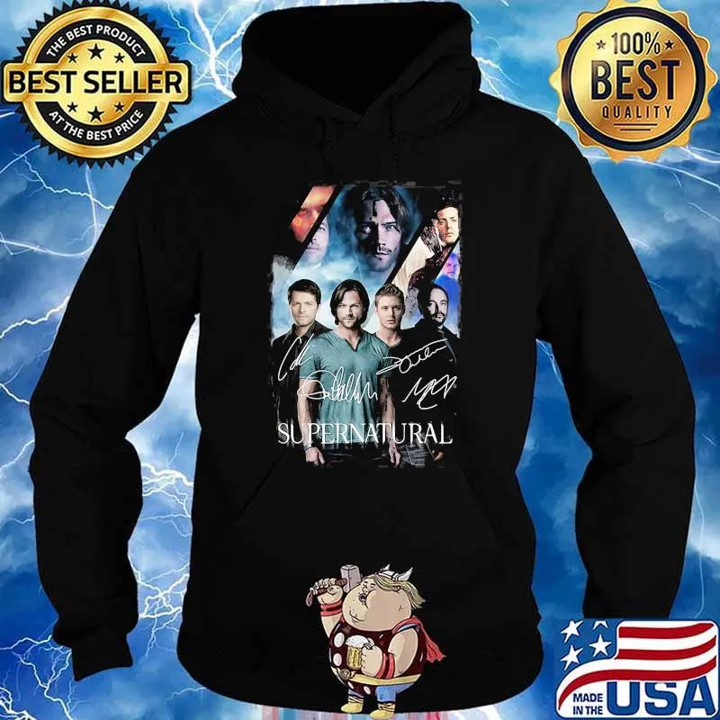 Supernatural Poster Signature Shirt Hoodie