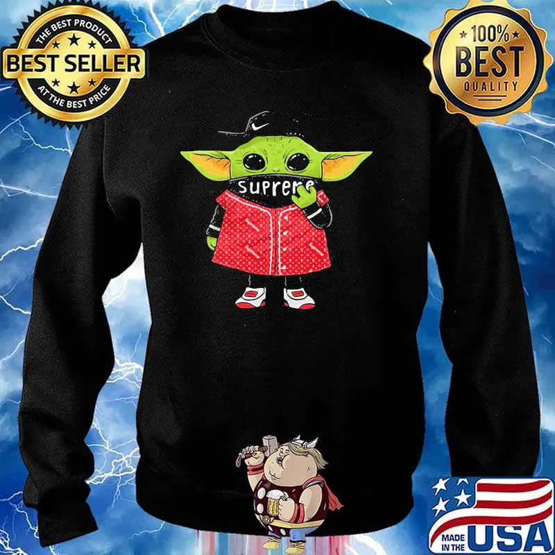 Suprere Baby Yoda Star Wars Shirt Sweater