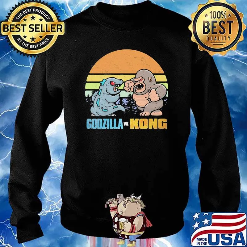 Team Baby Godzilla Vs Kong Vintage Shirt Sweater