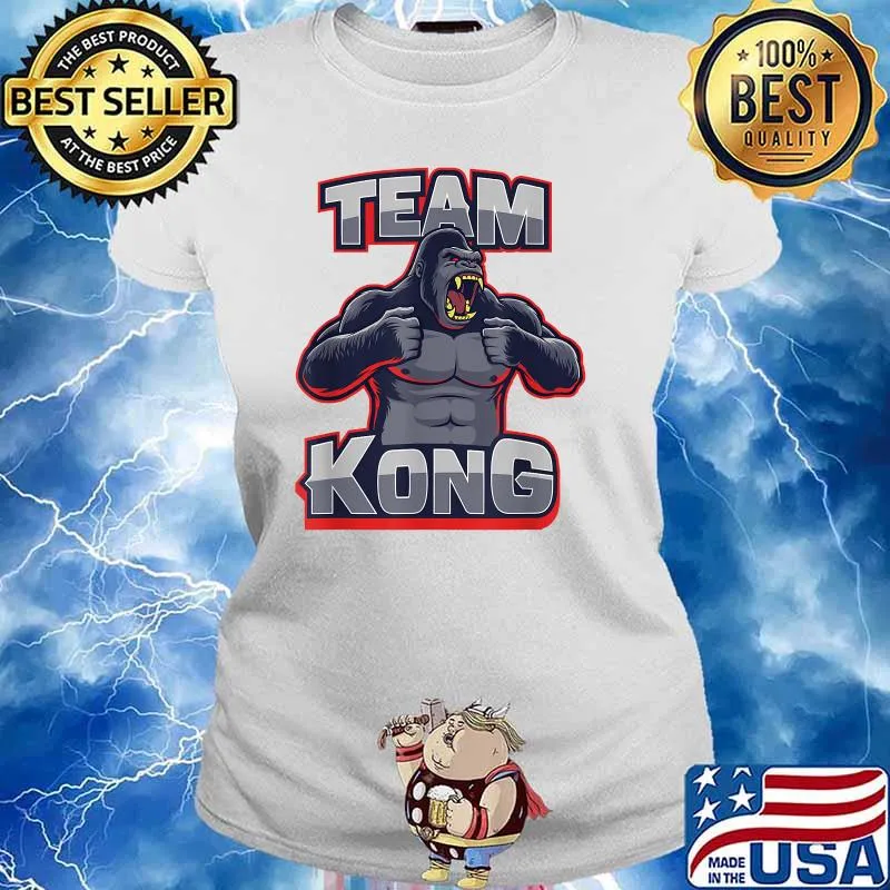 Team Kong True King Of Monsters Shirt Ladies tee