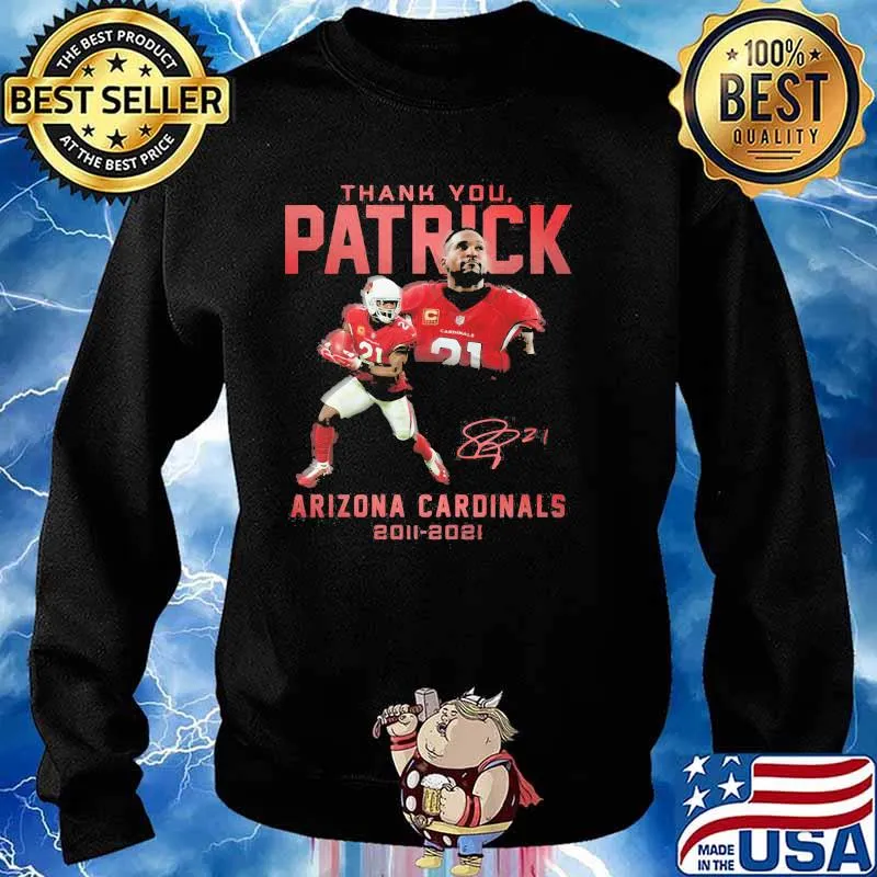Thank You Patrick Arizona Cardinals 2011 2021 Signature Shirt Sweater