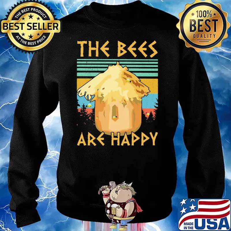The bees are happy game vintage Sweater