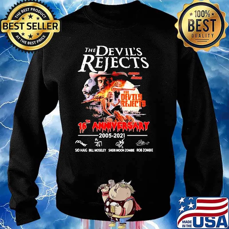 The Devil’s Rejects 16th Anniversary 2005 2021 Sid Haig Bill Moseley Sheri Moon Zombie Rcb Zombie Signature Shirt Sweater