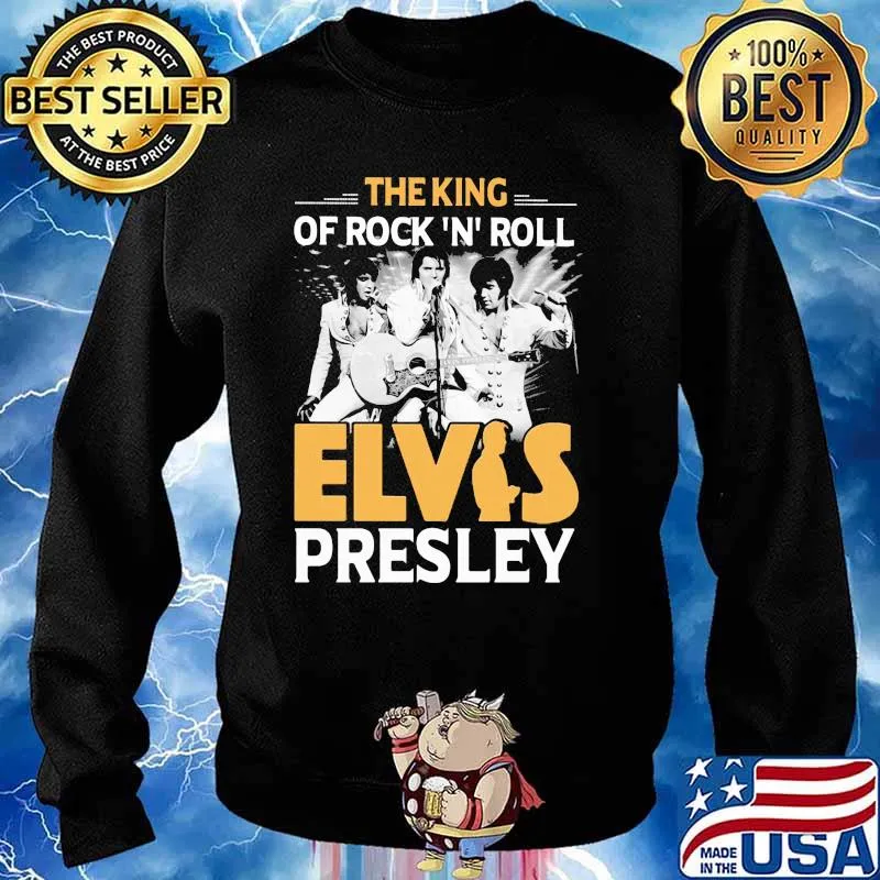 The King Of Rock N Roll Elvis Presley Shirt Sweater