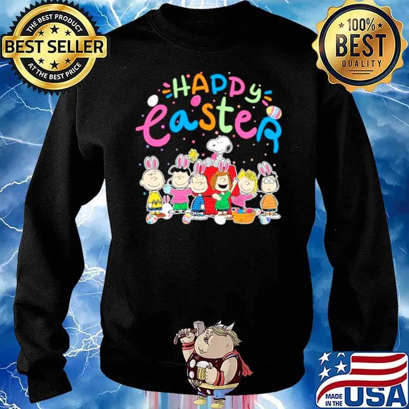 The Peanuts characters Happy Easter 2021 Sweater