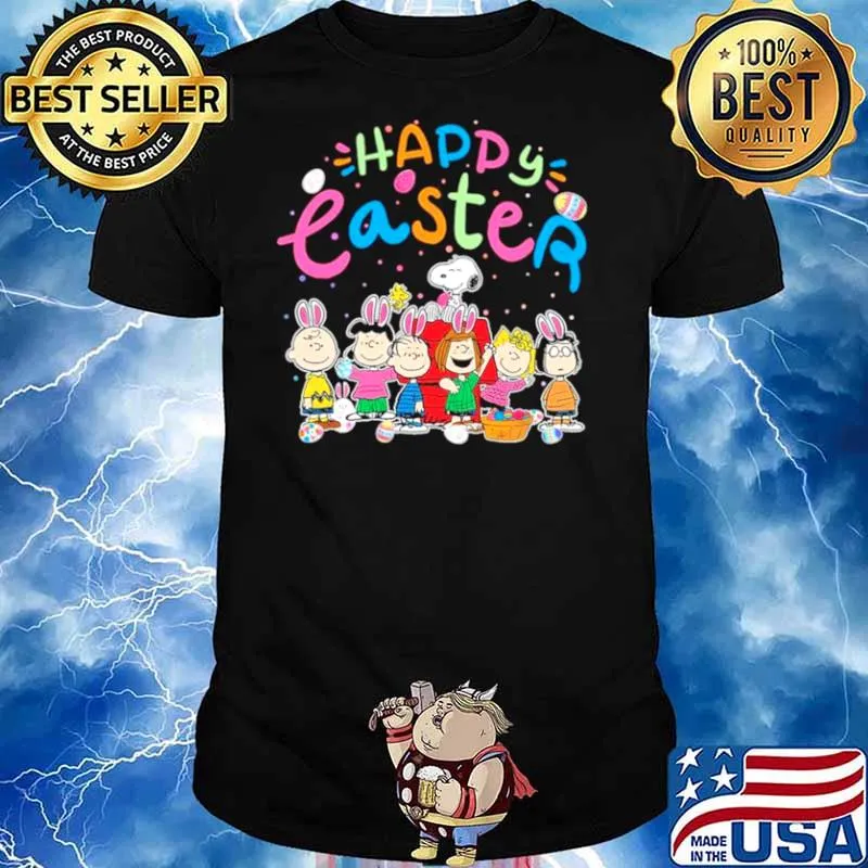 The Peanuts characters Happy Easter 2021 shirt