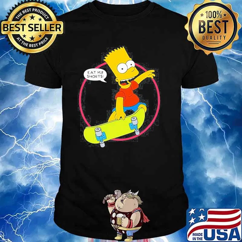 THE SIMPSONS BART SIMPSON EAT MY SHIRT Unisex