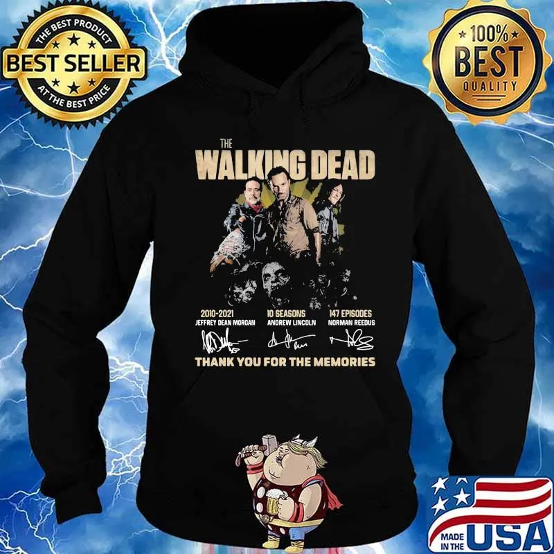 The Walking Dead 2010 2021 Thank You For The Memories Shirt Hoodie