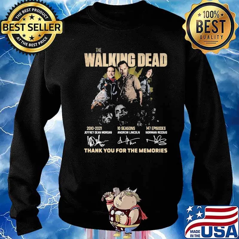The Walking Dead 2010 2021 Thank You For The Memories Shirt Sweater