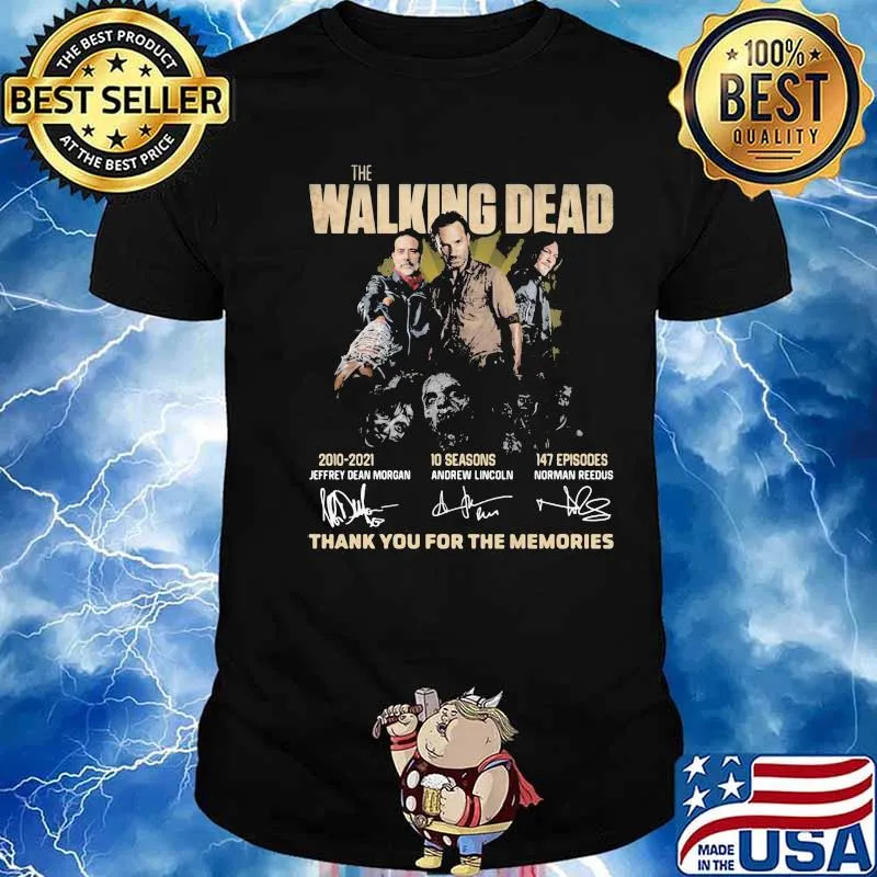 The Walking Dead 2010 2021 Thank You For The Memories Shirt