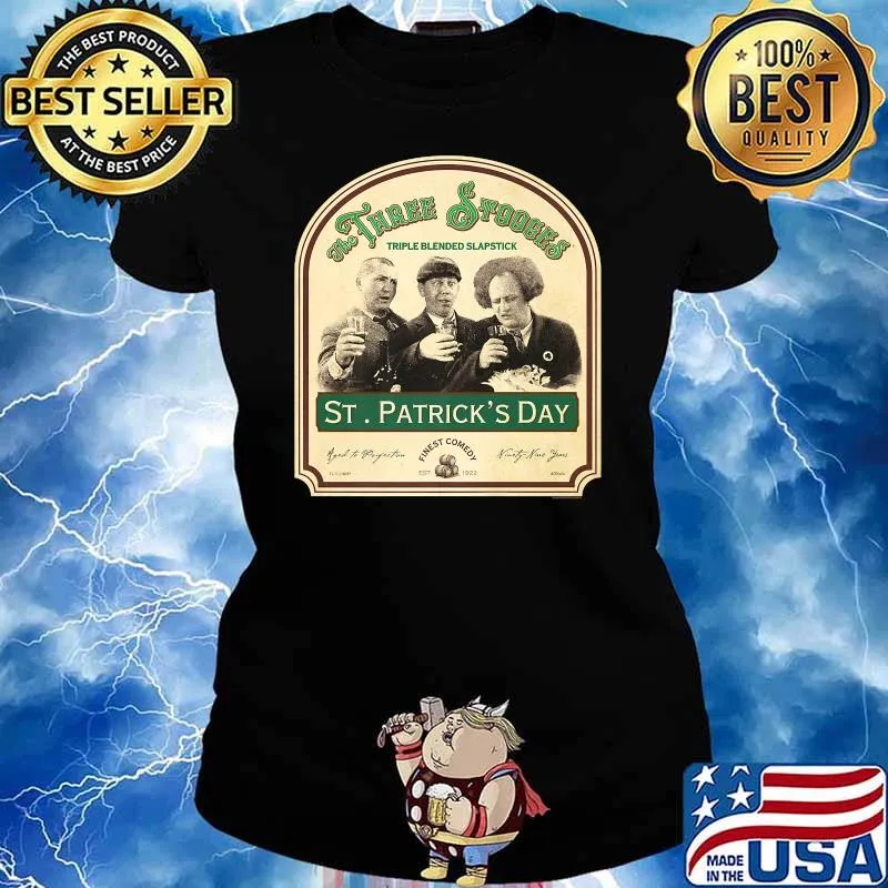 Three Stooges St Patrick's Day Premium Shirt Ladies tee