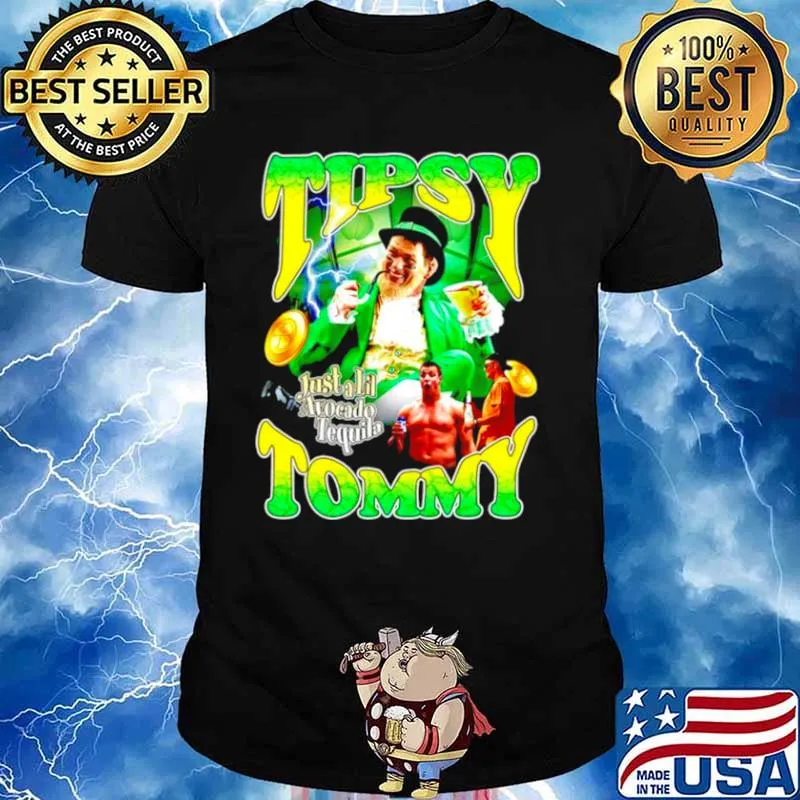 Tipsy Tommy just a lil avocado tequila Tom Brady dunk St.Patrick’s day shirt