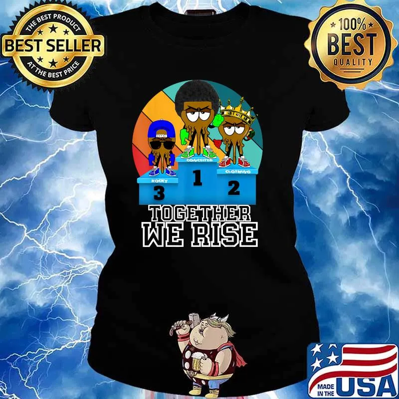 Together We Rise African American Urban Vintage Shirt Ladies tee