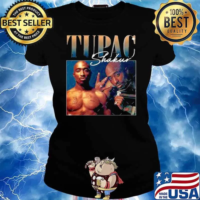 Tupac Shakur Signature Shirt Ladies tee