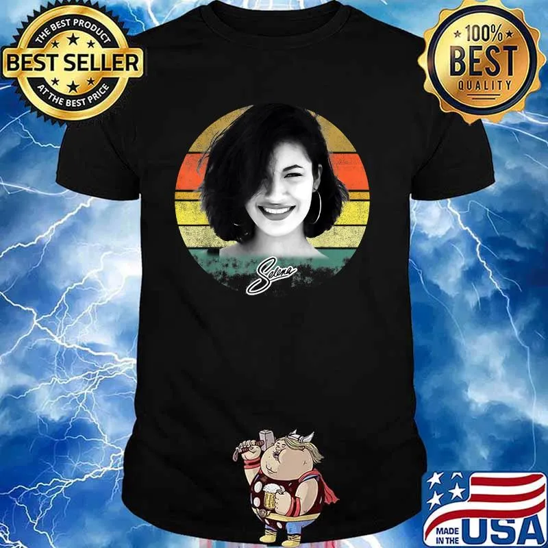 Vintage Sunset Selenas Quintanilla Love Signature Shirt
