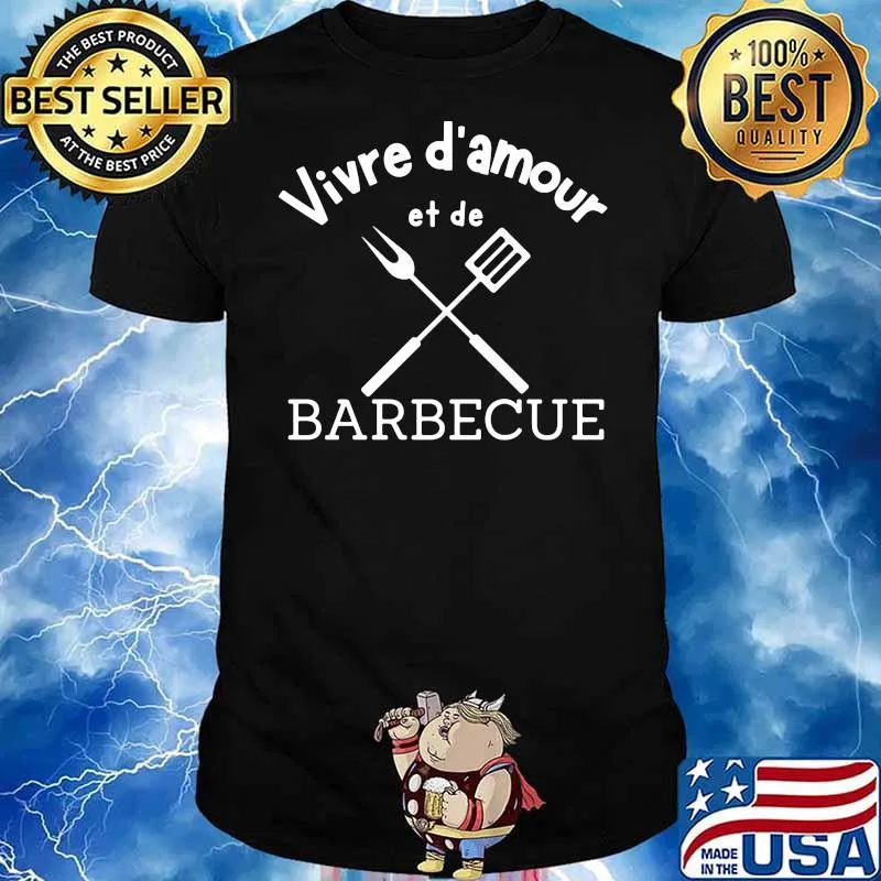 Vivre d’amour barbecue shirt