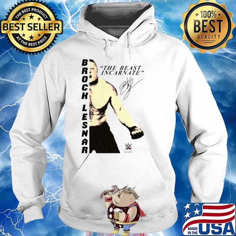 WWE Brock Lesnar Inkarniertes Tier OU Shirt Hoodie