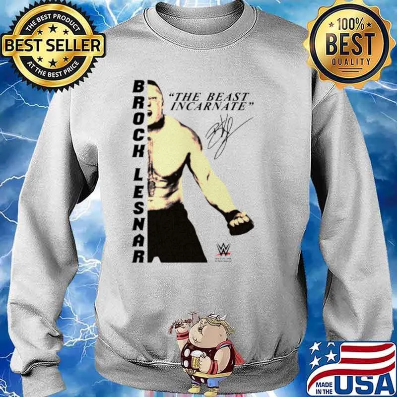 WWE Brock Lesnar Inkarniertes Tier OU Shirt Sweater