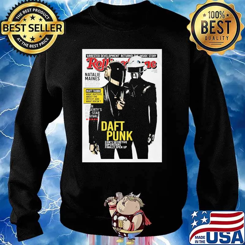 Magazine Daft Punk Rolling Stone Shirt Sweater