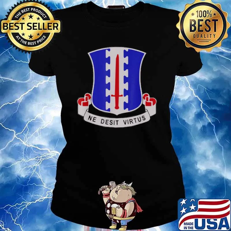 101st Airborne 187th Regiment DUI Rakkasans Crest Ladies tee