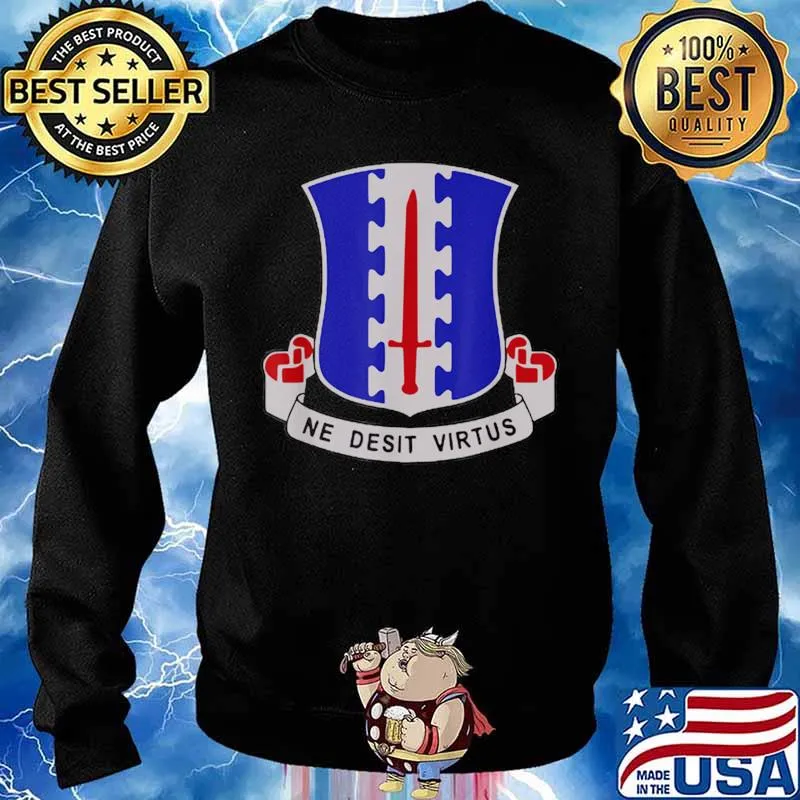 101st Airborne 187th Regiment DUI Rakkasans Crest Sweater