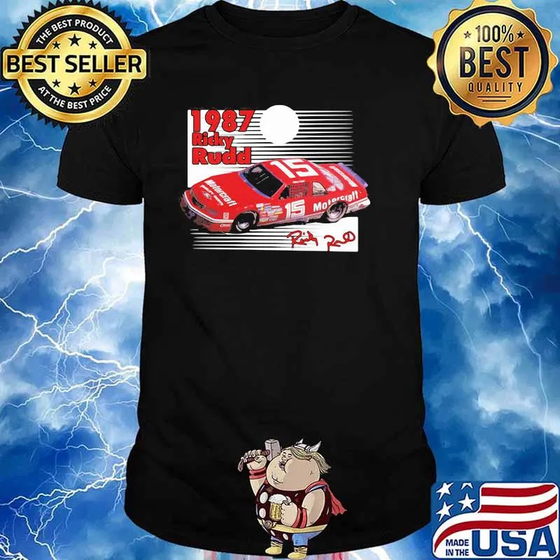 1987 Nascar Ricky Rudd Signature Shirt