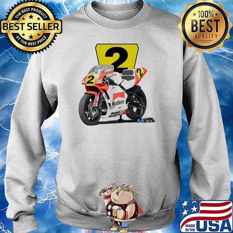 1990 Wayne Rainey Marlboro Roberts Yzr500 Racing Shirt Sweater