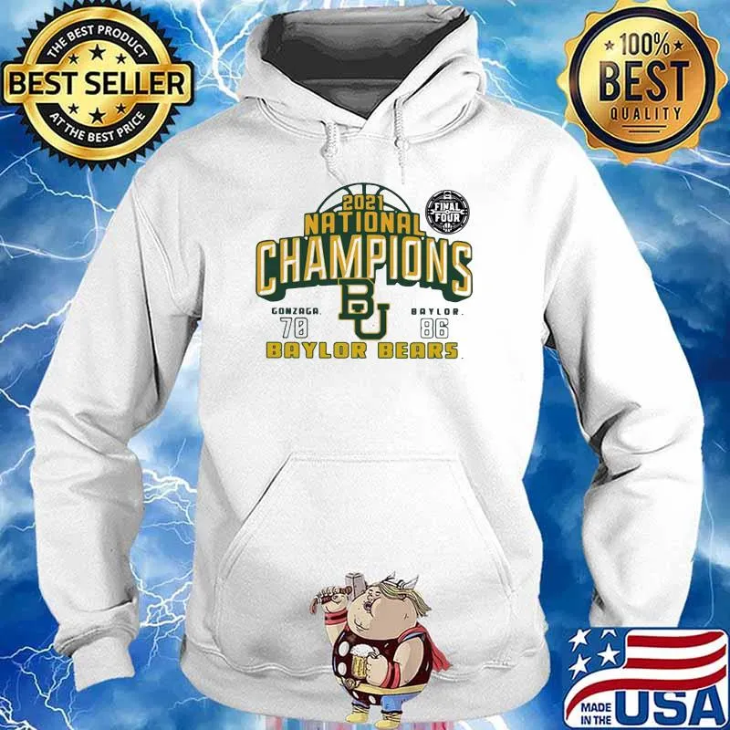 2021 National Champions Baylor Bear Shirt Hoodie