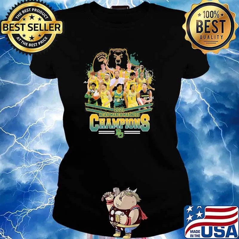 2021 Ncaa March Madness Champions Bears Signature Shirt Ladies tee