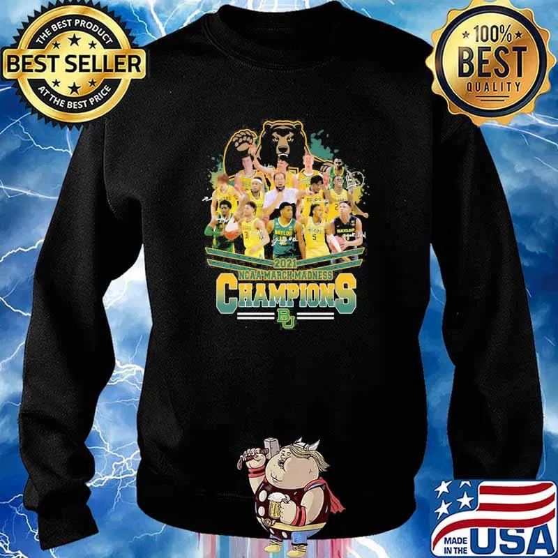2021 Ncaa March Madness Champions Bears Signature Shirt Sweater