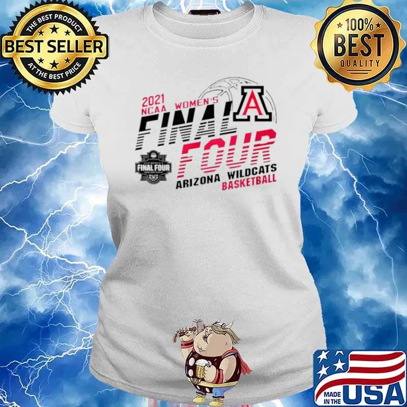 2021 NCAA women’s final four Arizona Wildcats basketball Ladies tee