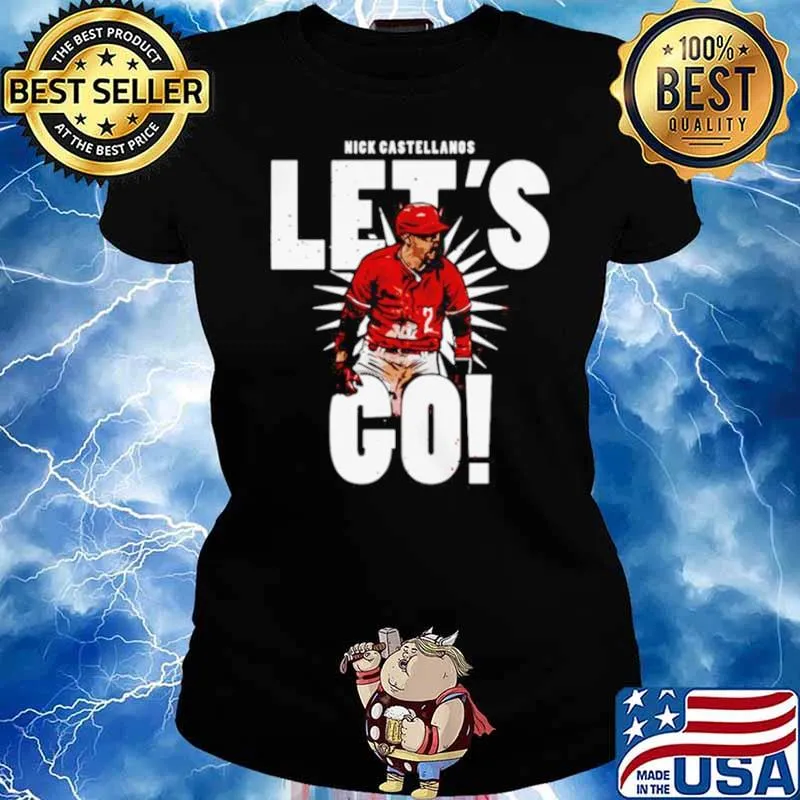 2021 Nick Castellanos let’s go Ladies tee
